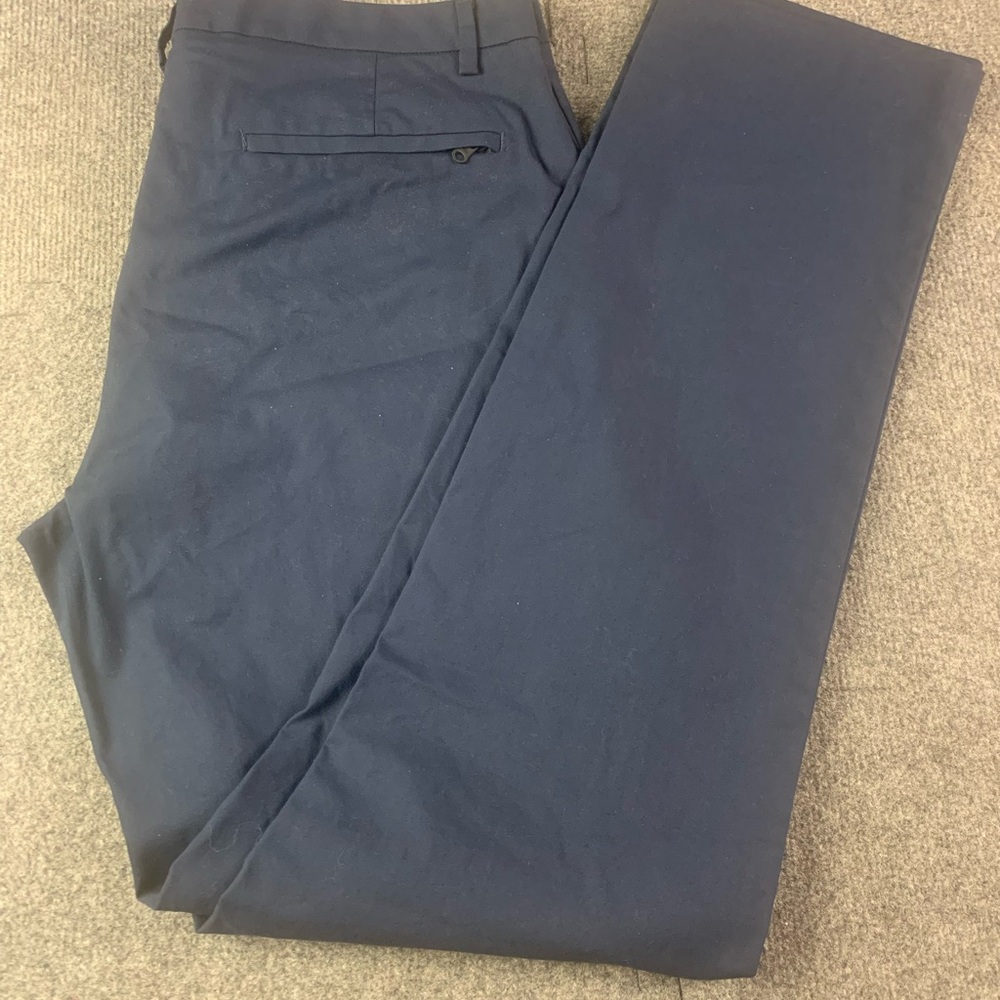 Bonobos Slim 3XDry Mens Performance Chino  Pants Size 34x33 Navy